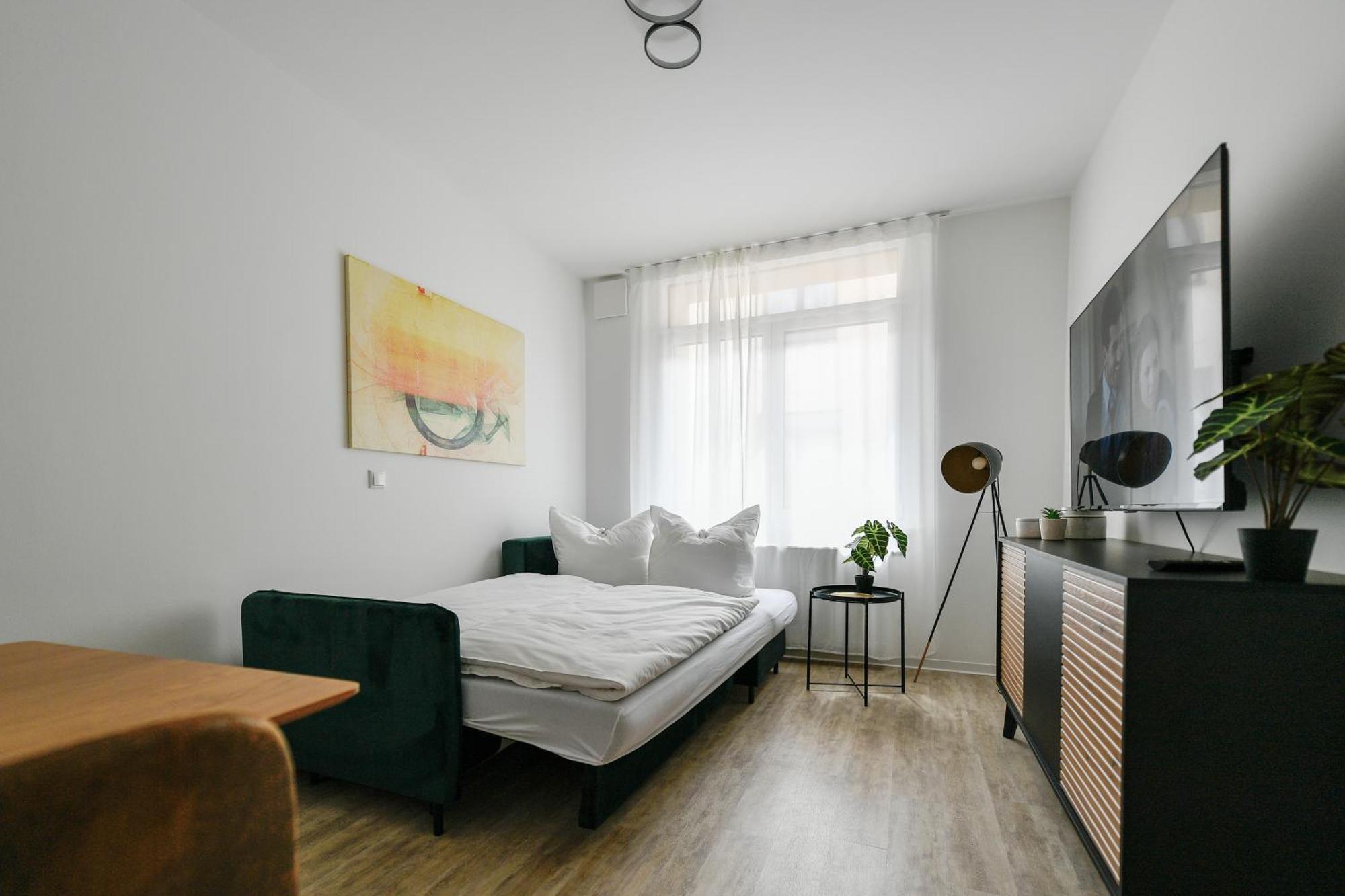 Am Theater: Modern With Kitchen And Netflix Cottbus